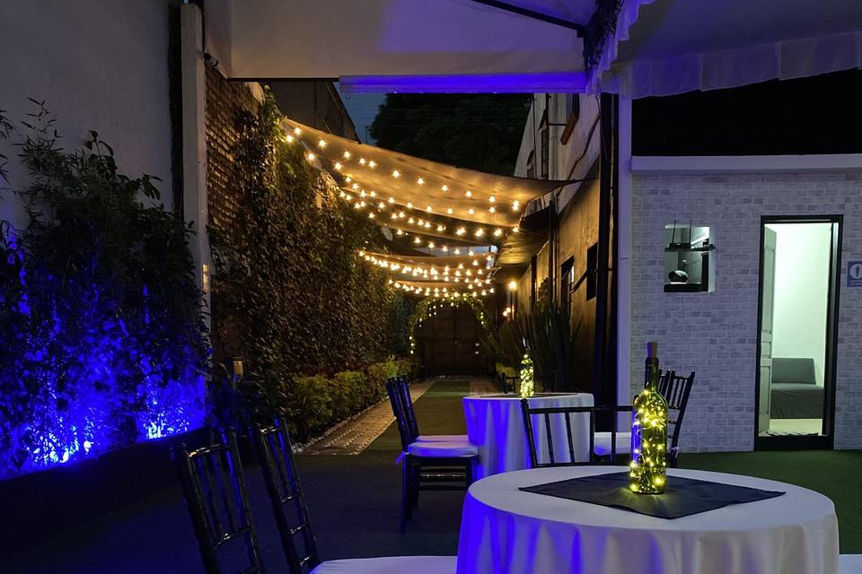 Espacio al aire libre para realizar eventos