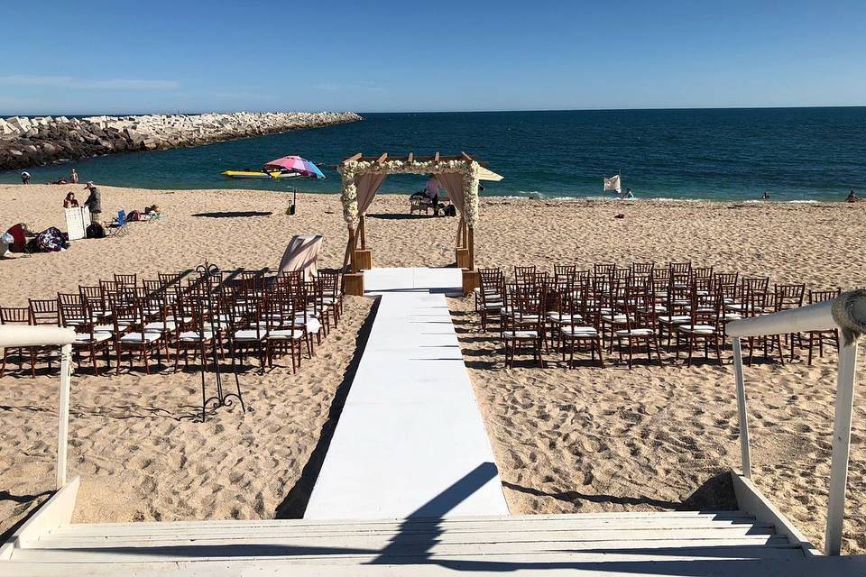 Ceremonia en la playa