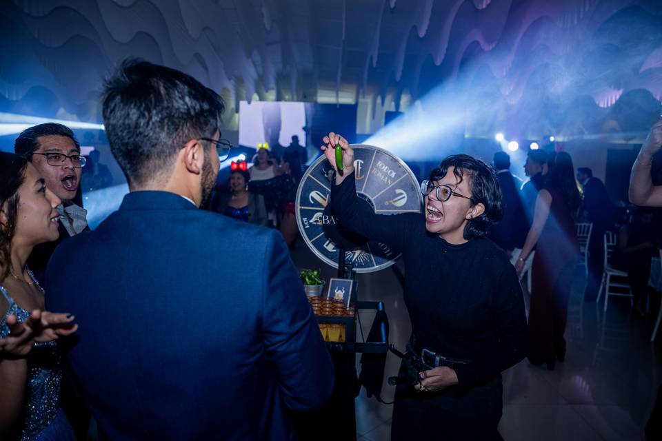 Ruleta de shots y castigos