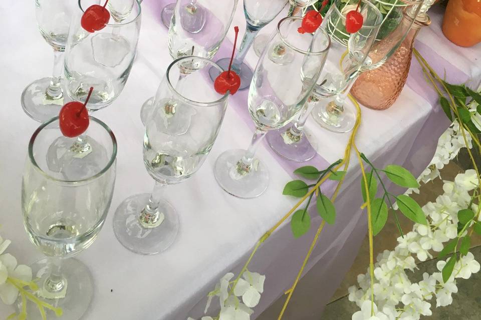 Variedad de cocteles