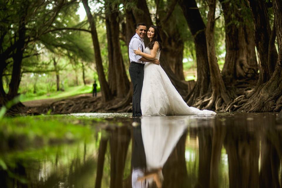 Trash the dress en Sabinal