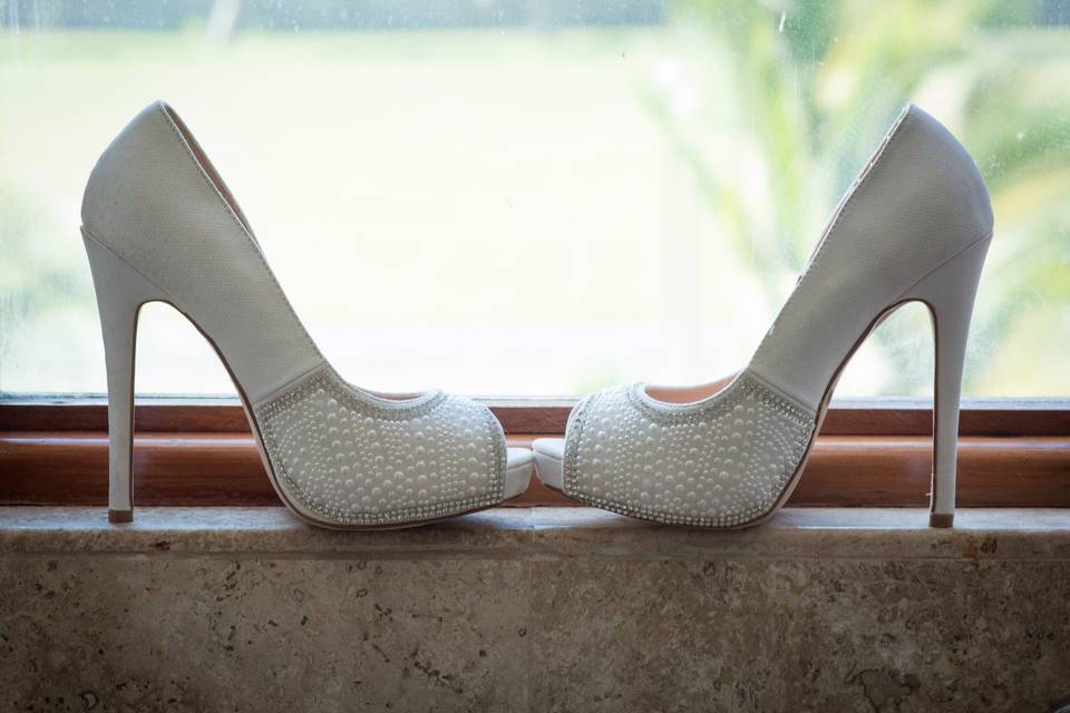 Zapatillas de la novia
