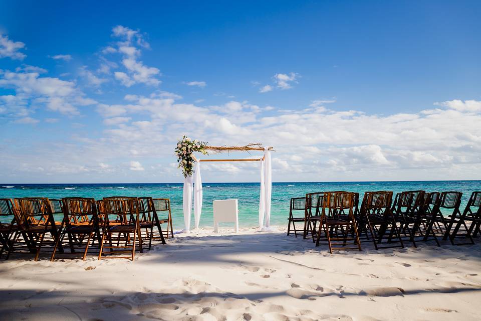 Ceremonia en playa