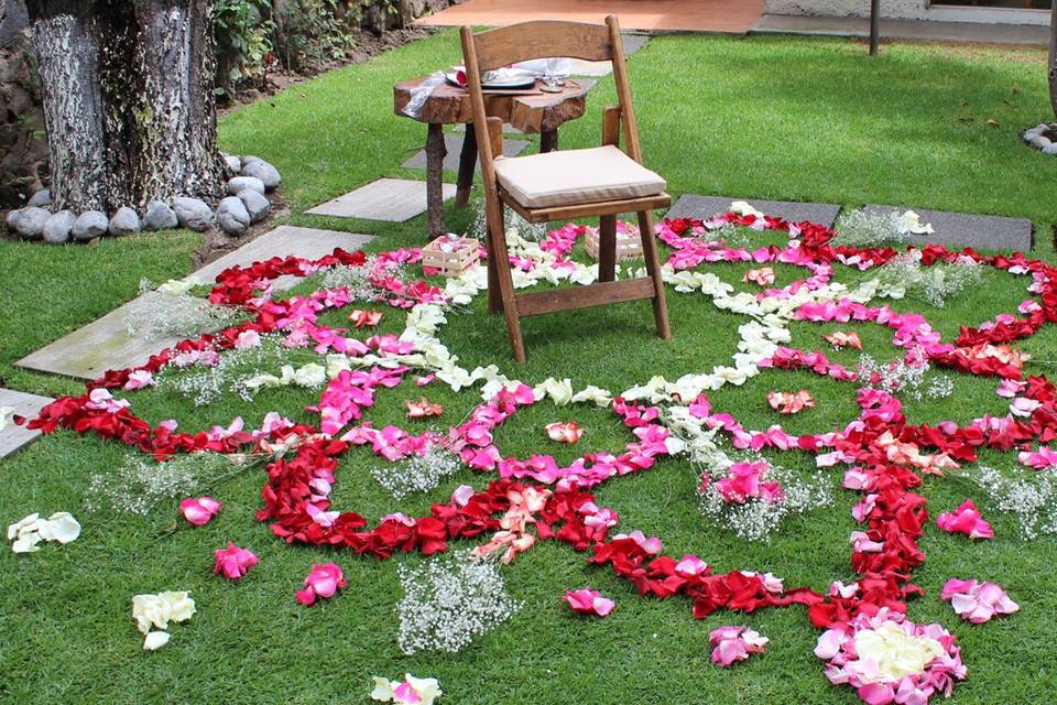 Mandala de flores