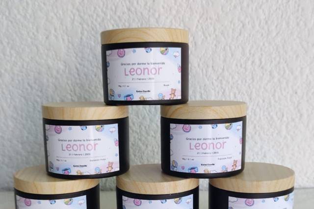 Vela de lata - personalizada