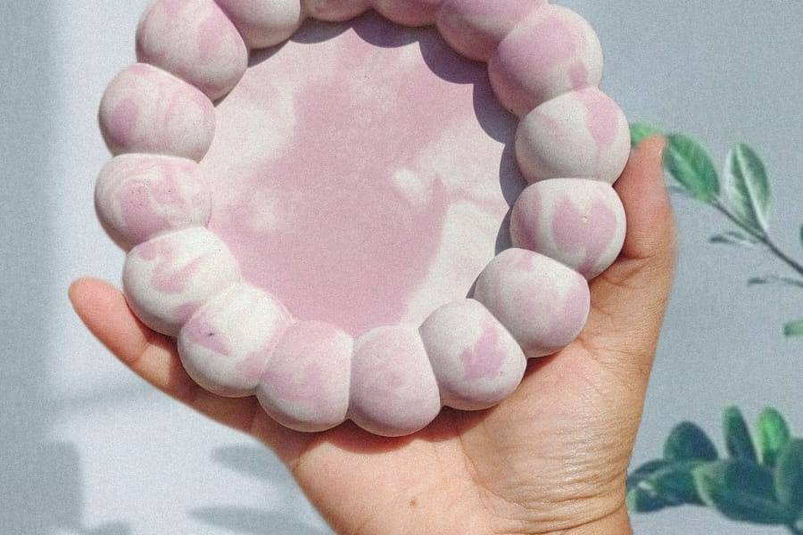 Base circular nube grande