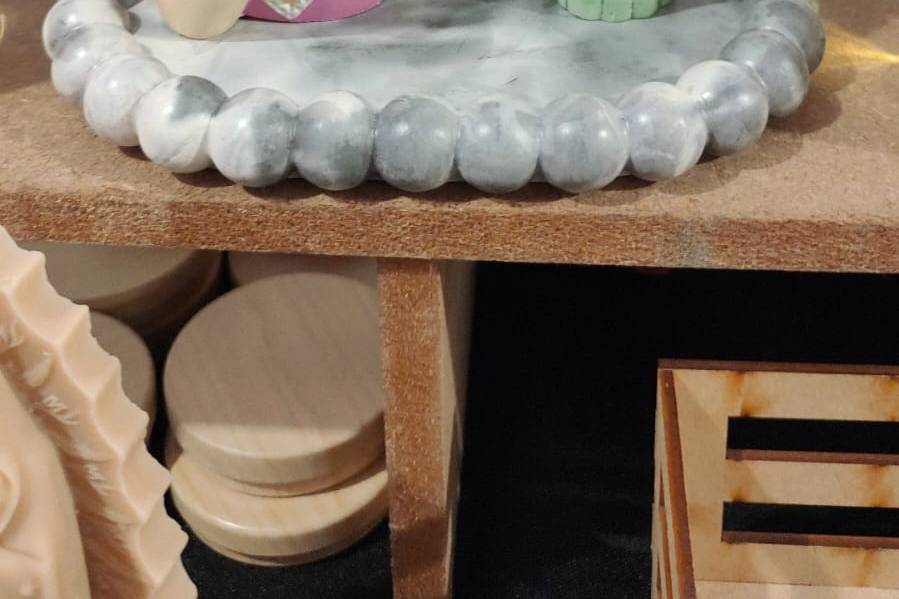 Muñeca Isis + vela de tulipan