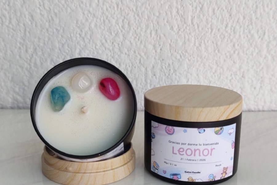 Vela de lata - personalizada