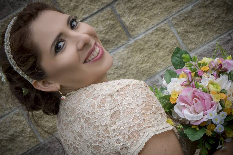 La novia feliz