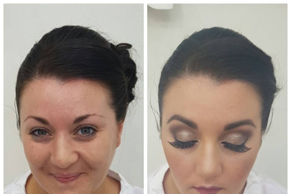 Make up novia con corrección