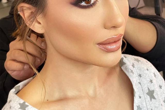 Maquillaje con smoke eyes
