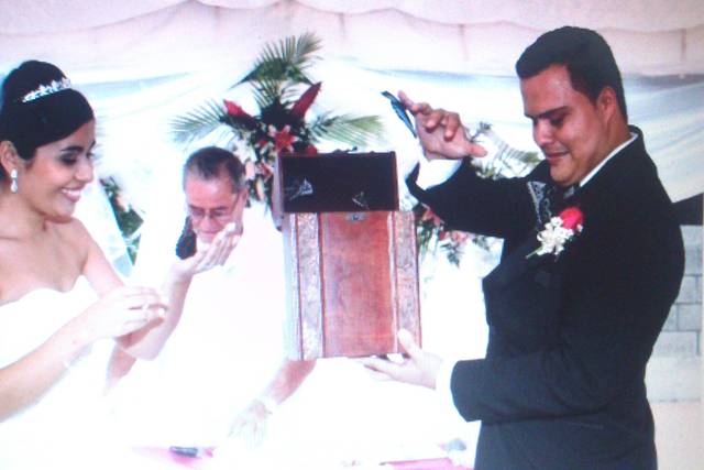 Liberación mariposas en boda