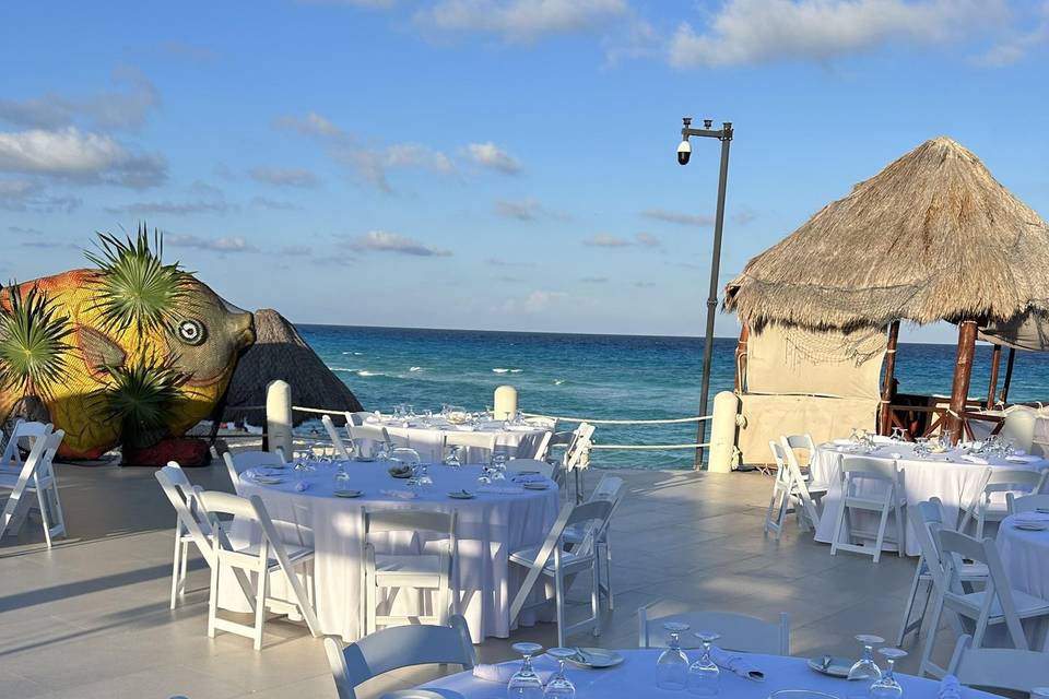 Hermosa boda en la playa