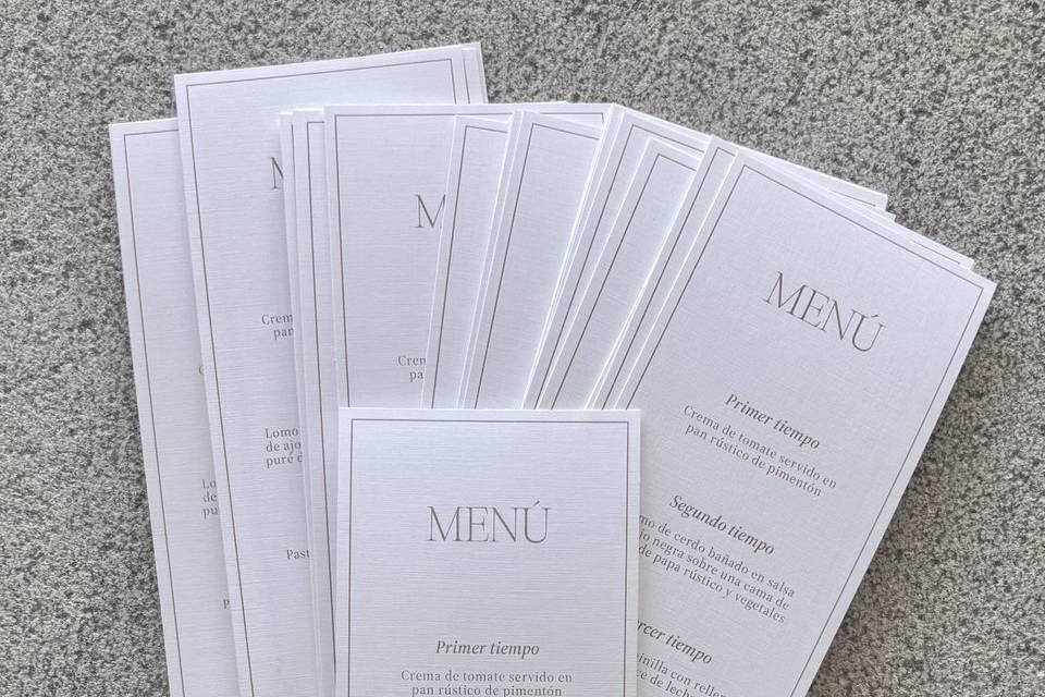 Papelería para celebraciones