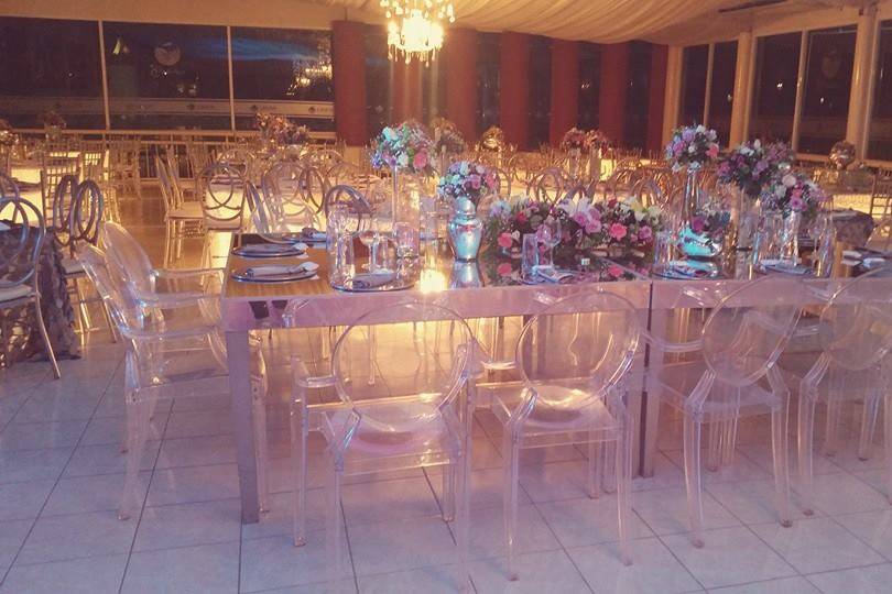 Elegancia para su evento socia