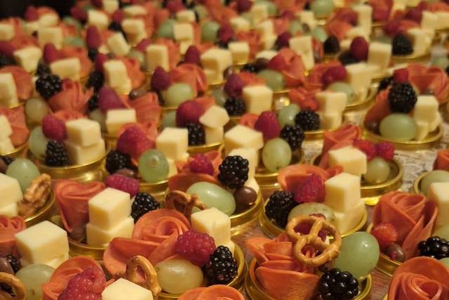 Canapés gourmet para bodas.
