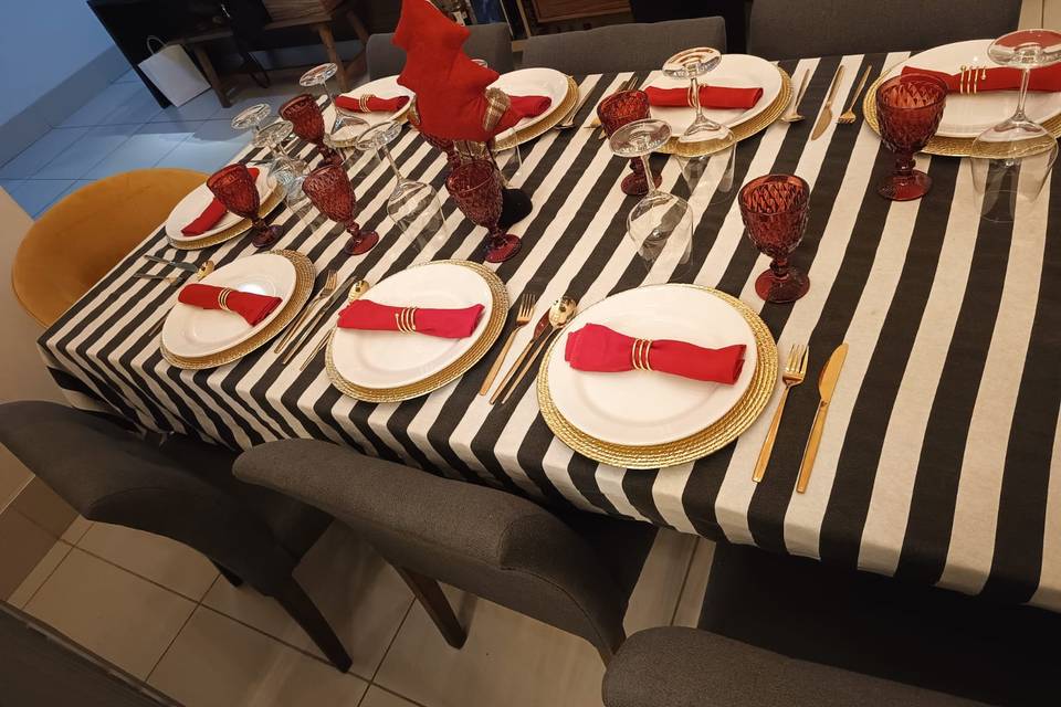 Montaje elegante para brunch