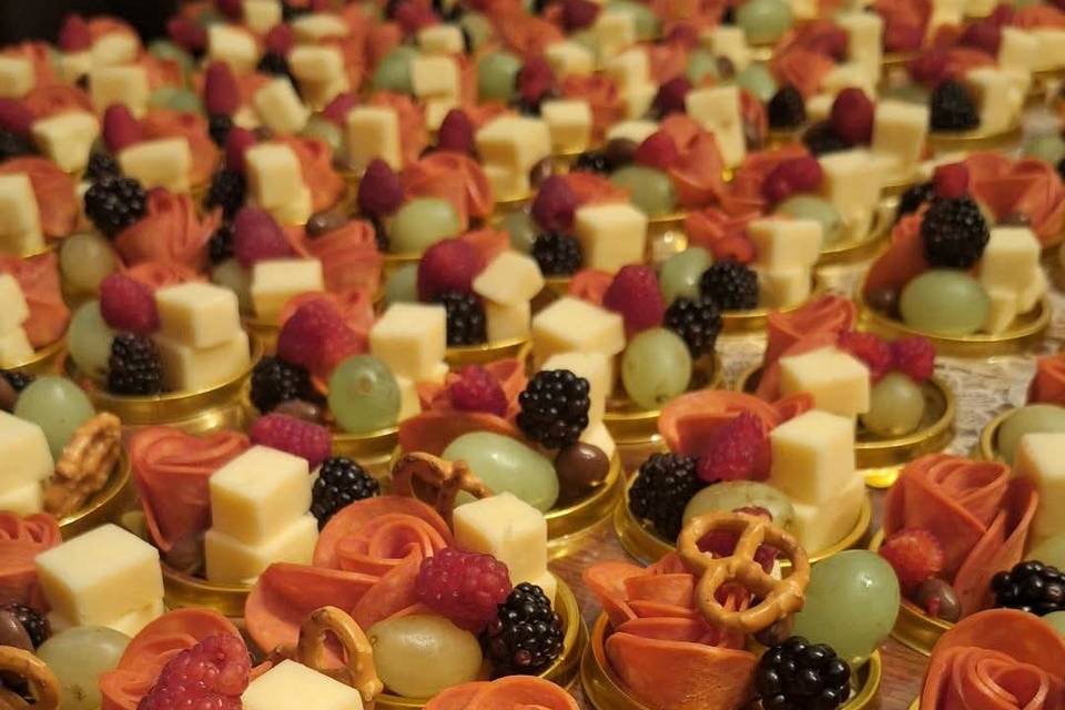 Canapés gourmet para bodas.