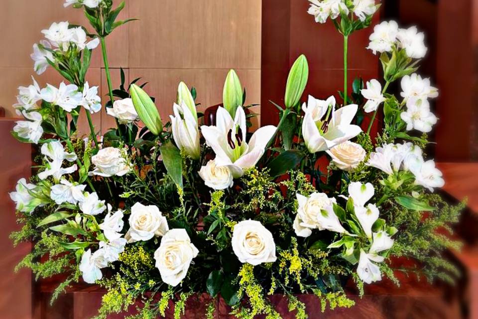 Decoración para la ceremonia