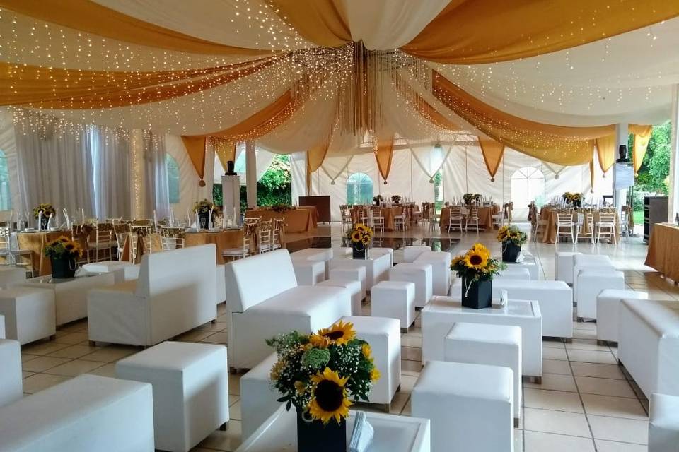 Concepto lounge para boda