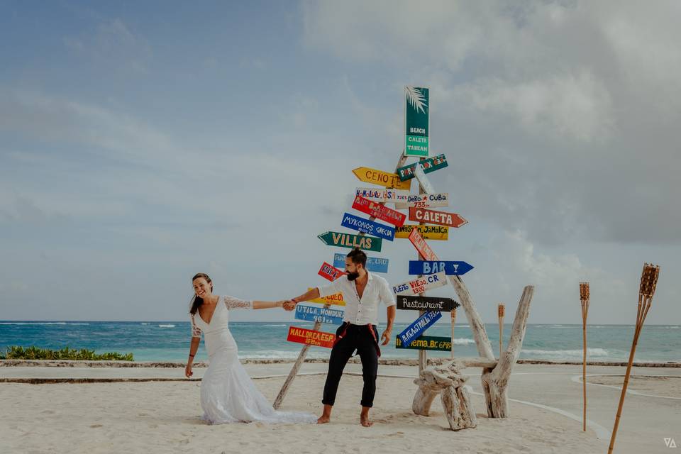 Trash the dress