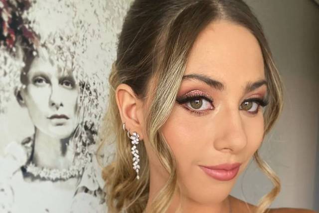 Maquillaje en tonos cálidos