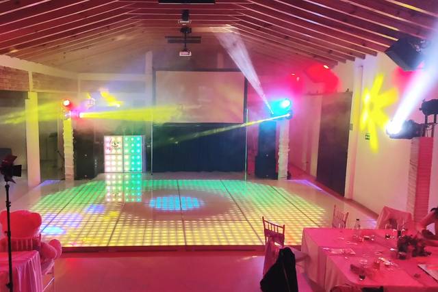 Pista iluminada