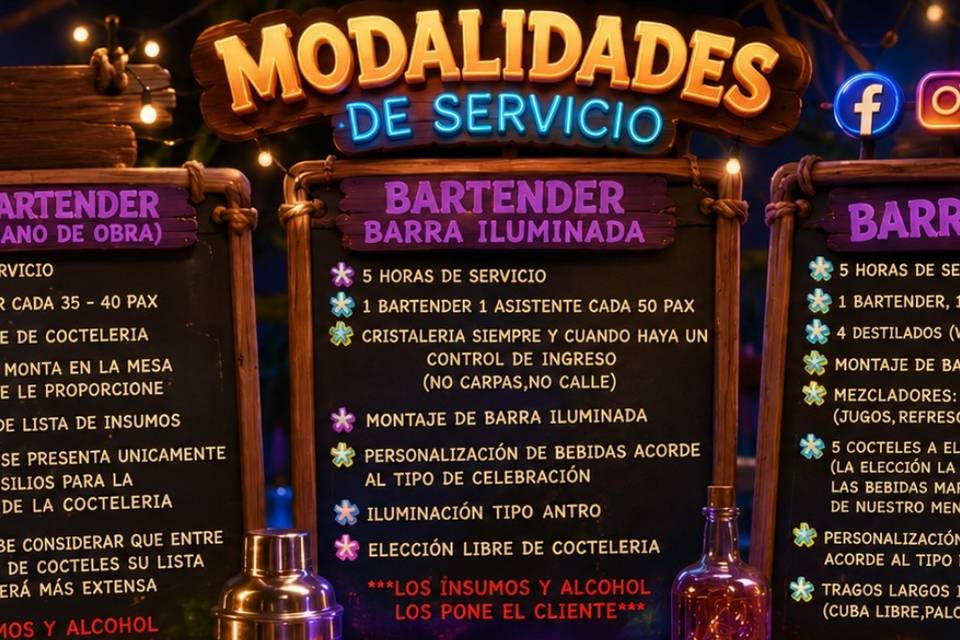Nuestras modalidades de servic