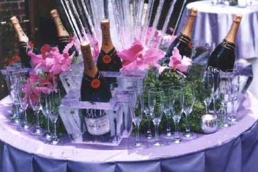 Display champagne 4 lados