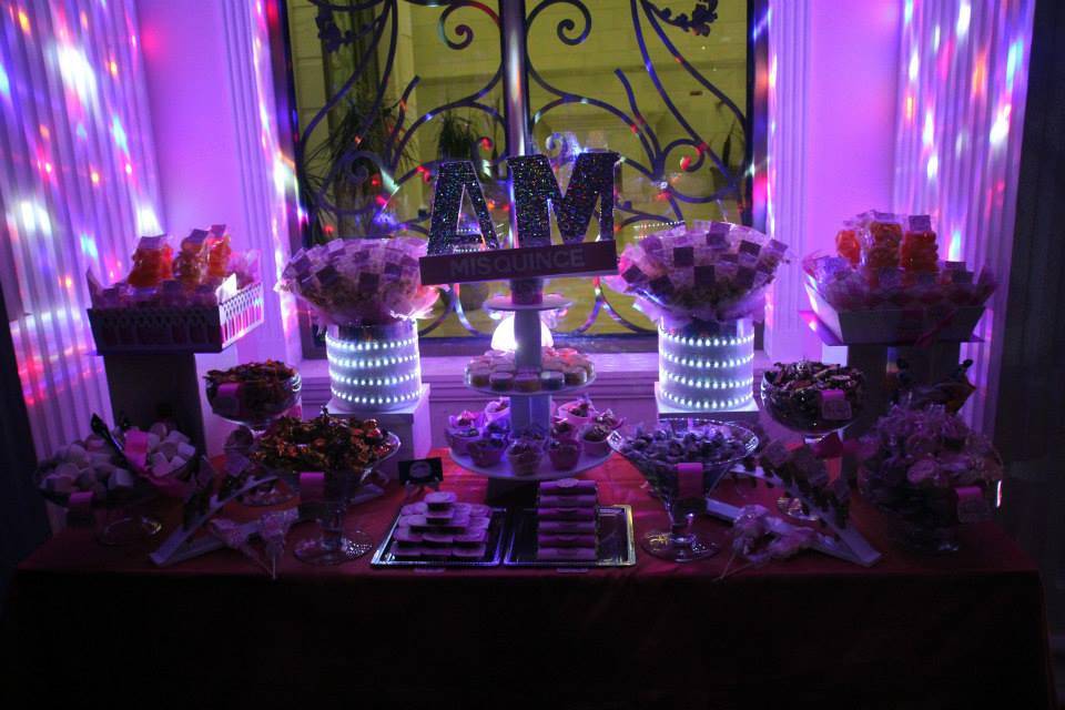 Mesa de dulces xv años