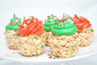 Cupcakes de arroz inflado