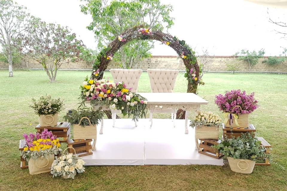 Arte floral para eventos