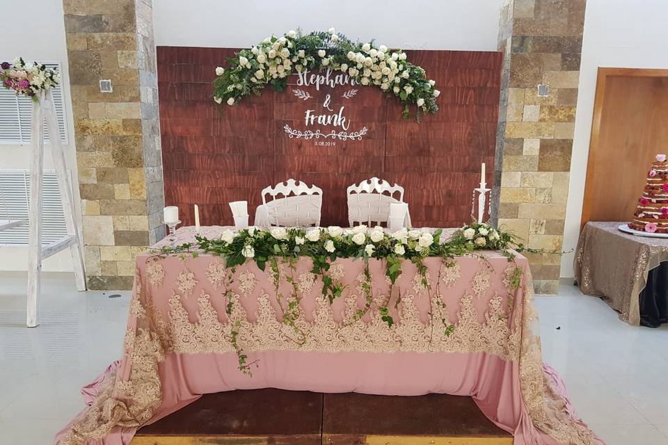 Arte floral para eventos