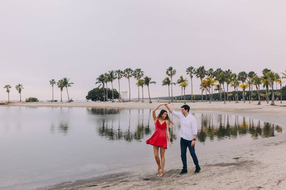 Miami engagement session