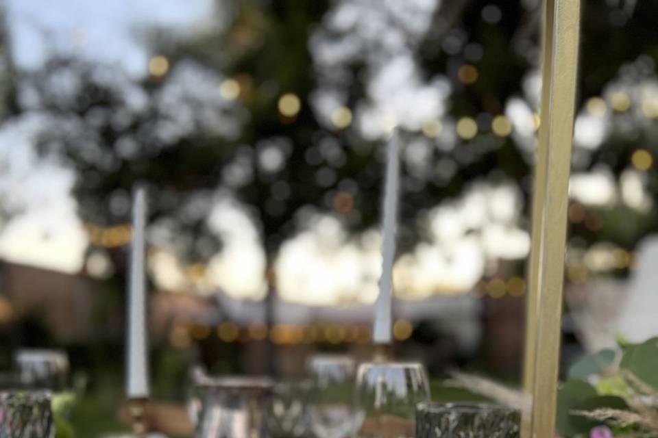 Espacio al aire libre para fiestas