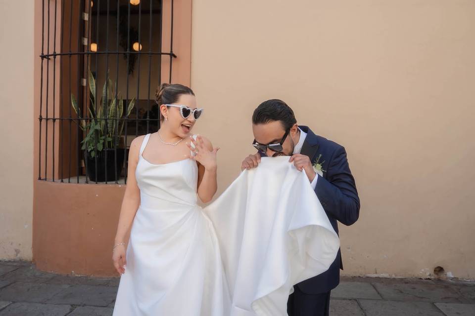 Novios divertidos