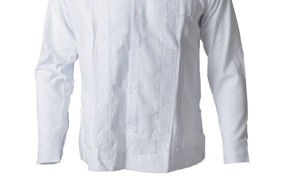 Guayabera de lino Artesanal