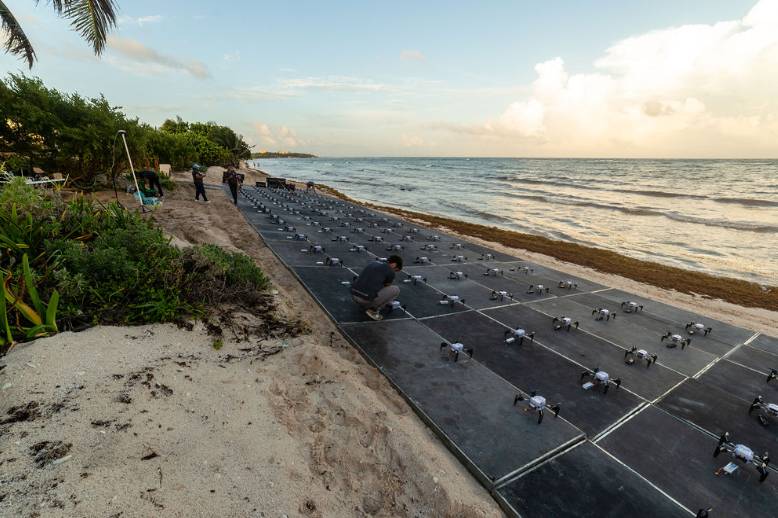 Set-up de drones pre-vuelo