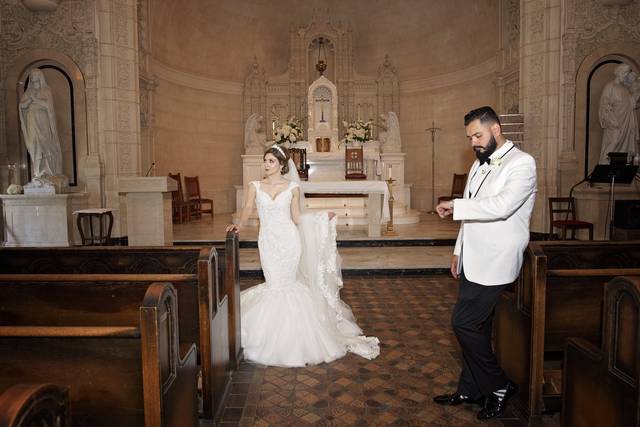 En la iglesia