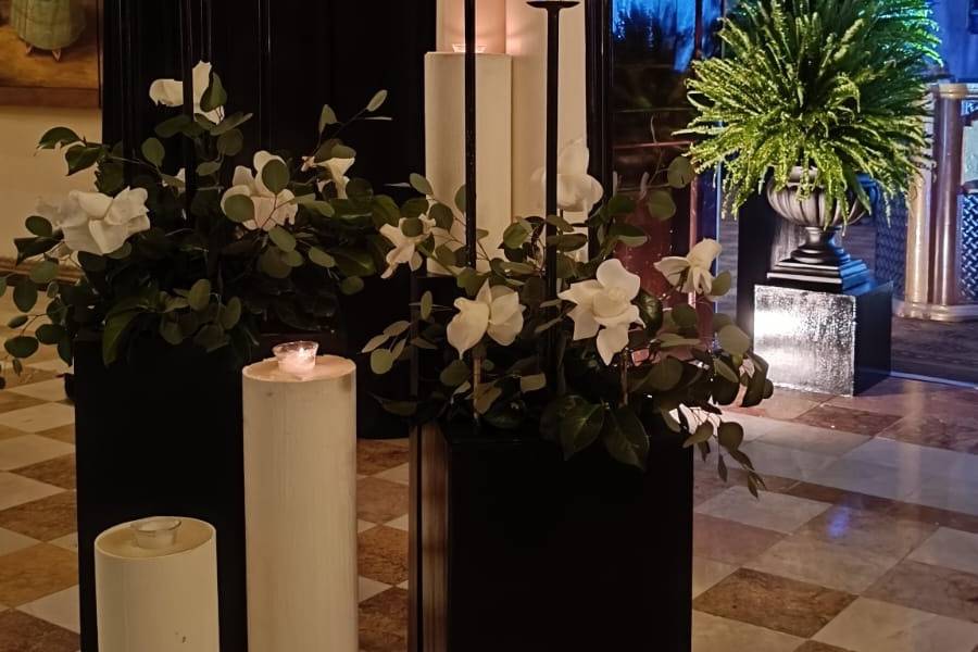 Lobby candles
