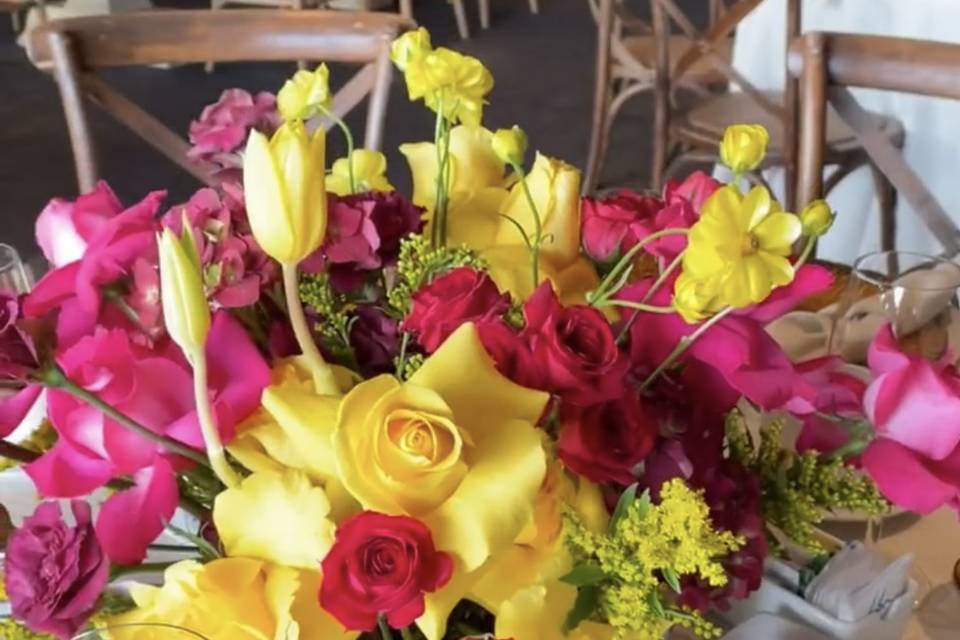 Amarillo y Rosa