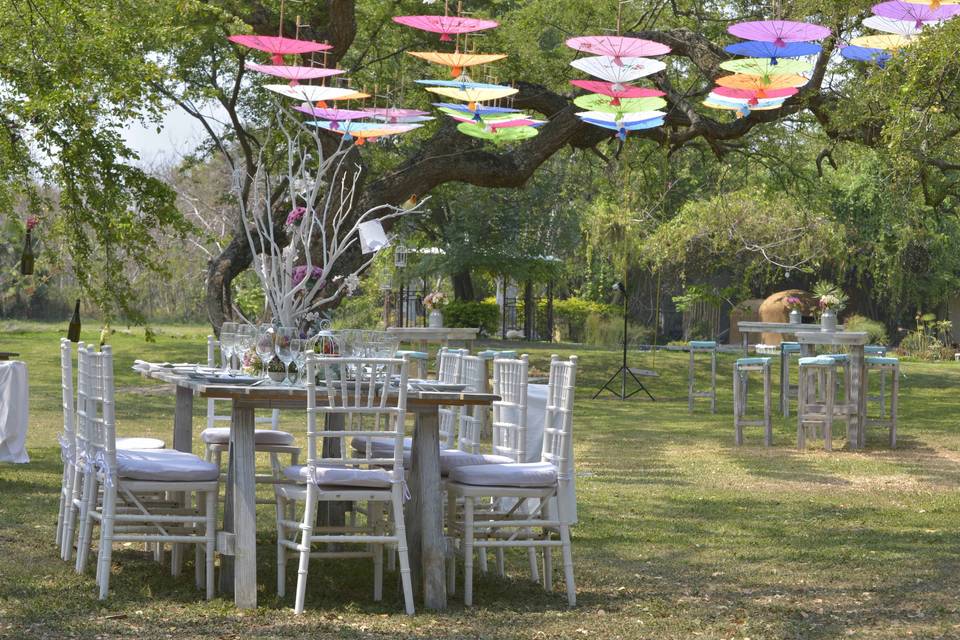 Boda en jardín