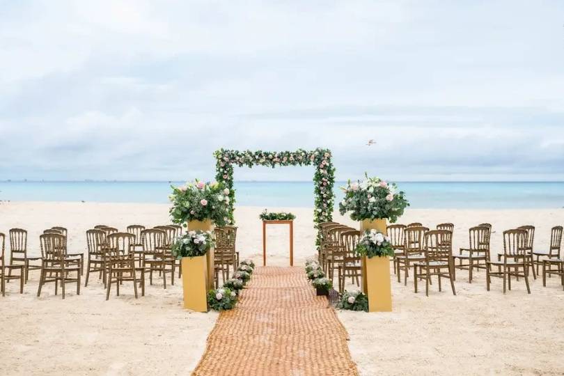 Ceremonia frente al mar