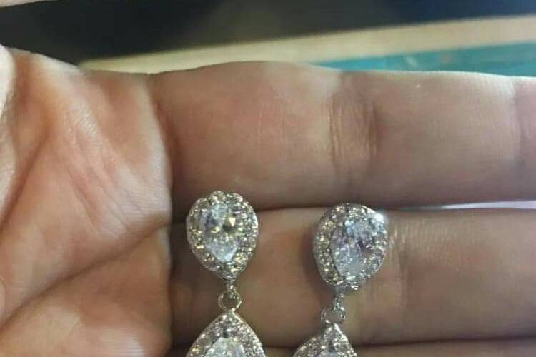 Aretes zirconias