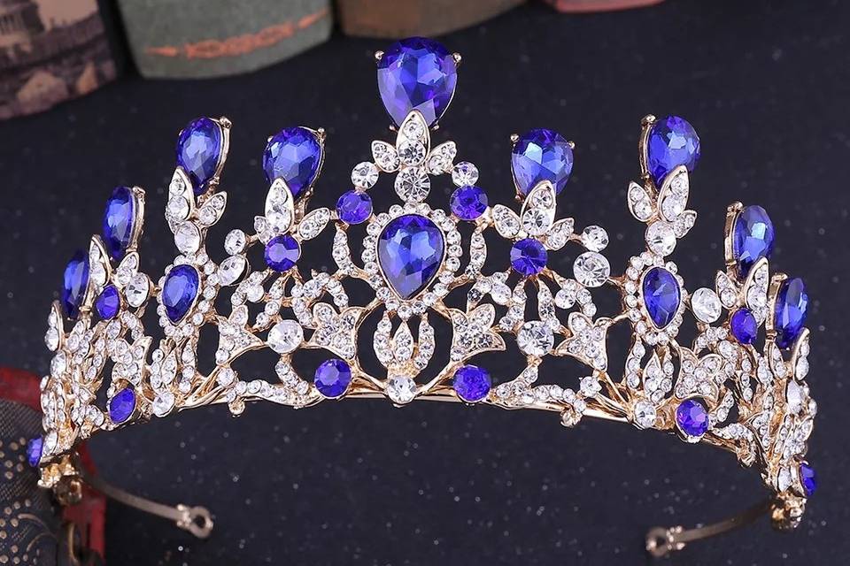 Tiara azul