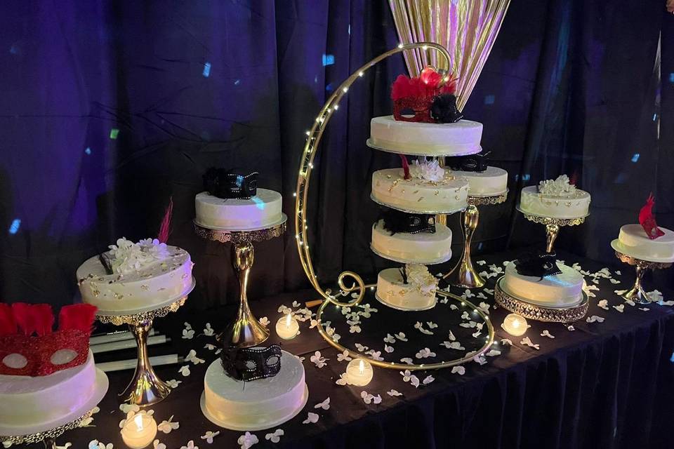 Pasteles para eventos nupciales