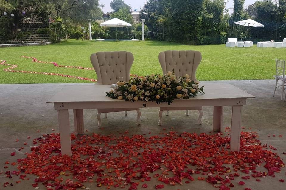 Mesa de novios