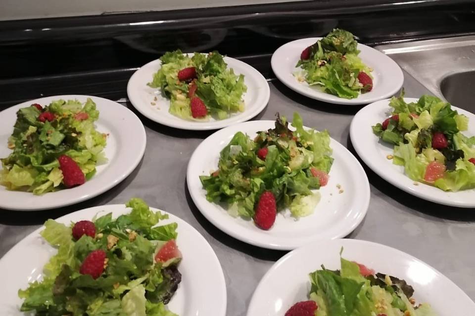 Ensalada de frutos rojos