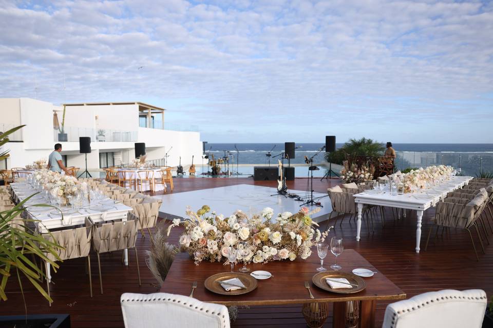 Sky Wedding - Montaje Rooftop