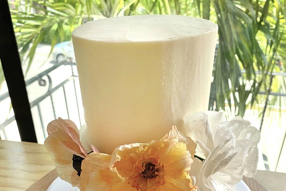 Flores de papel de arroz